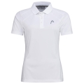 Head Tennis-Polo Club 22 Tech (Moisture Transfer Microfiber Technologie) weiss/weiss Damen